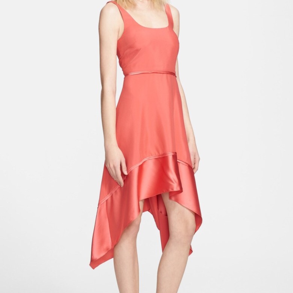 Elizabeth and James Coral “Portia” Dress